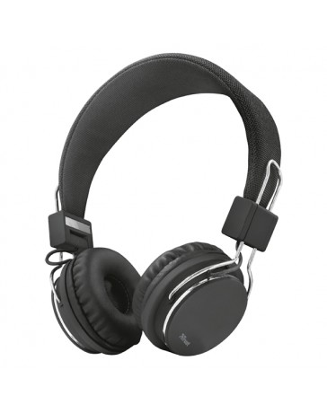 REACONDICIONADO - AURICULARES TRUST URBAN ZIVA NEGRO